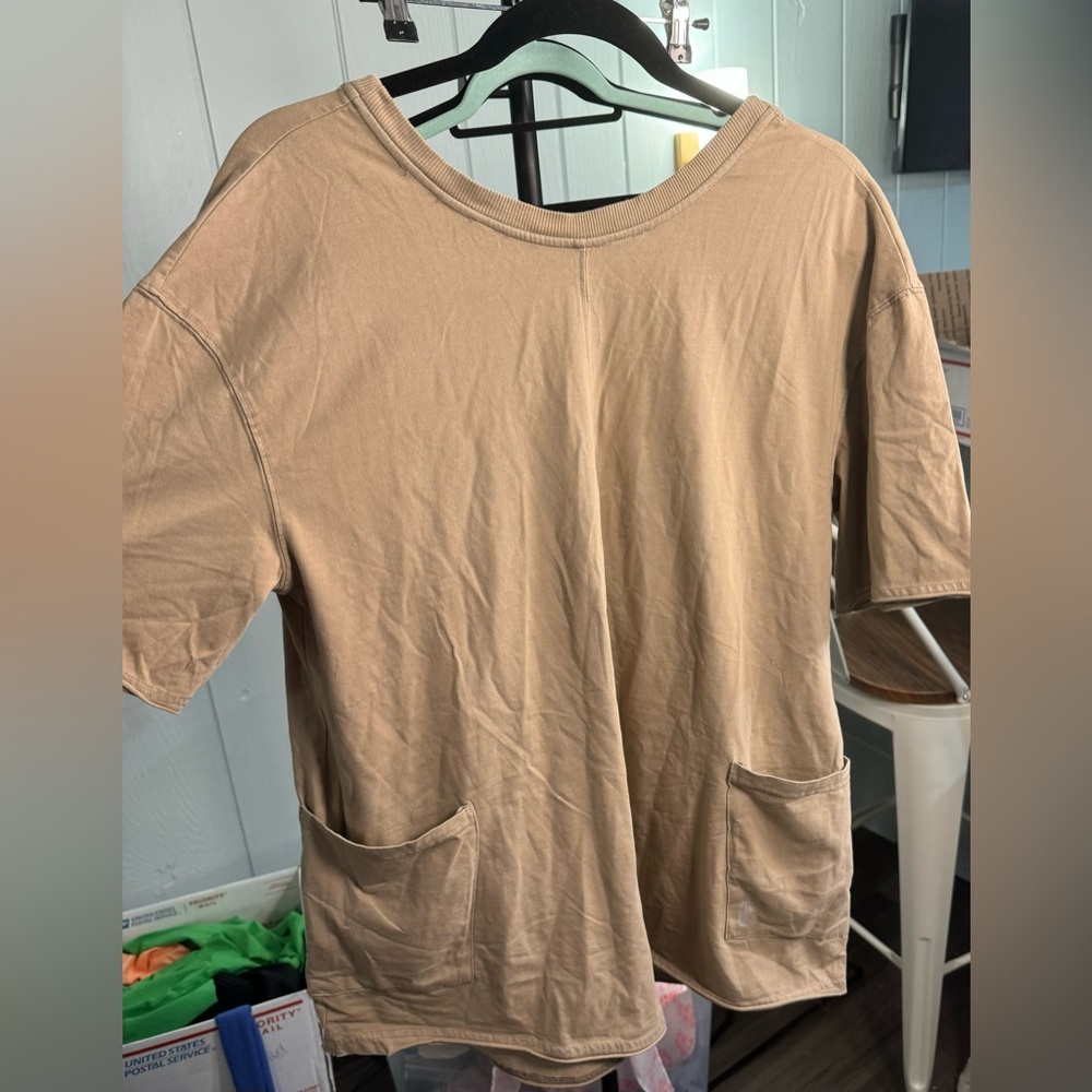 NWT Free People Movement Hot Shot Tee Romper - Mocha Latte - XS, S, M, L - Picture 6 of 7